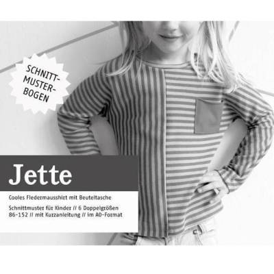 Papierschnittmuster JETTE - Fledermausshirt für Kids - Schnittreif - Gr. 86-152