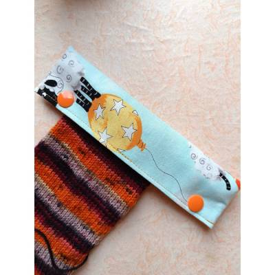 Nadelgarage, Nadelsafe, Nadelspiel Garage, obNadelspiel Safe, Nadeltasche für 15 cm lange Sockendeln, fliegende Schafe