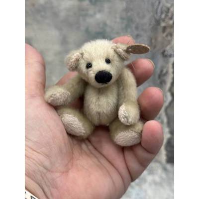 Bärino Bär Toni 8 cm – Künstlerbär, handgefertigtes Unikat