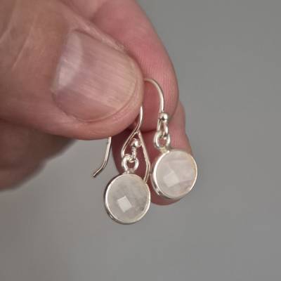 Mondsteinohrringe Silber als Geschenk zum Geburtstag für die Freundin