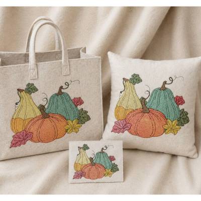 Stickdatei Herbst Kürbis  Set2 -  26138d