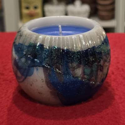 Dekorative Kerze - Meeresgalaxie 1 -