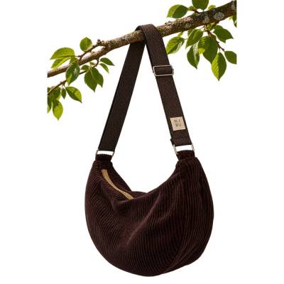 handgenähte Crossbag aus hochwertigem Cordstoff