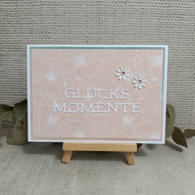Glückwunschkarte Glücksmomente