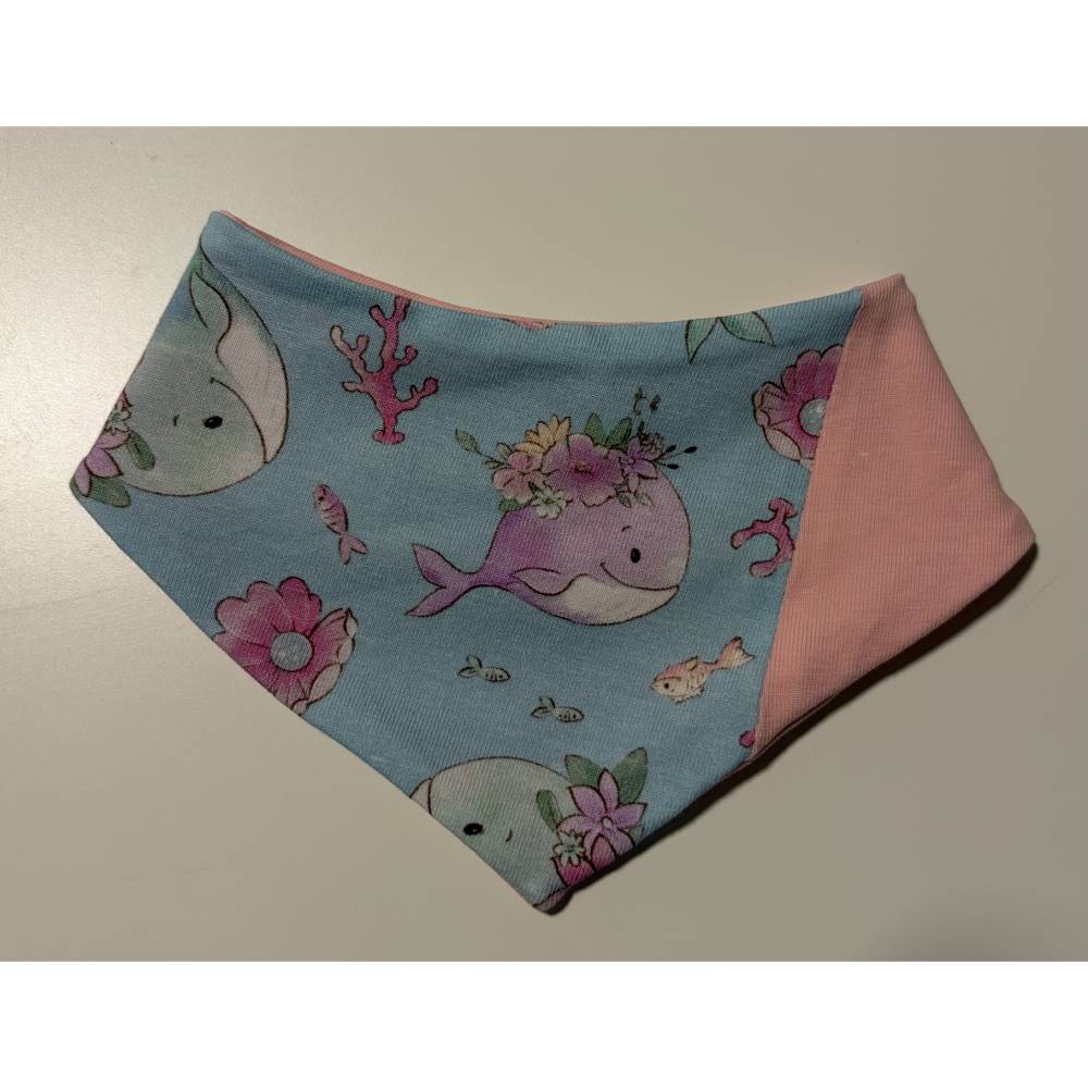 Baby Dreieckstuch mit Klettverschluss – Halstuch – 95% Baumwolle – verschiedene Motive - selbstgenäht Bild 2