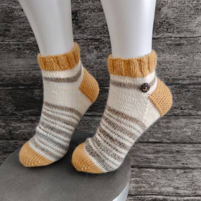 Kuschelsocken „Morgensonne“ (Gr. 38/39)