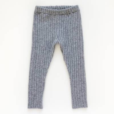 Kaschmirleggings Größe 92 grau 100% Kaschmir / Upcycling Kaschmirhose für Kinder 