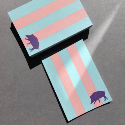 Wildschwein Notizblock | Geschenk Jäger | Geschenk Natur