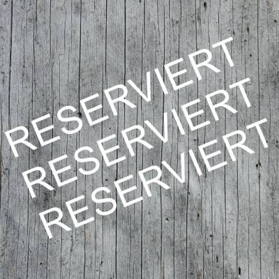 RESERVIERT FÜR CAROLIN **Wunschmischung** 65 Stück Etiketten aus gummiertes Papier
