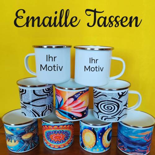 Emaille Tassen ( inkl. Versand)