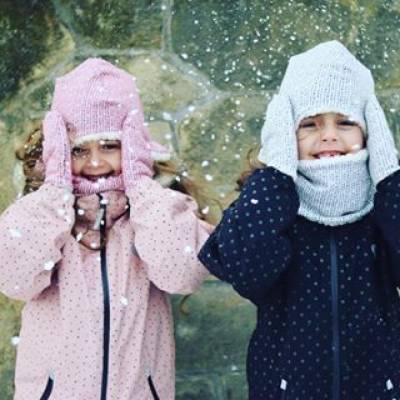 SOMMER SWEAT STOFF Swafing COSY Knitting BY CHERRY Picking Sonderangebot Verkaufseinheit 0,25 m