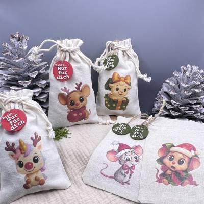Geldgeschenk Weihnachten, Geschenkverpackung Weihnachten, Verpackung weihnachtlich, Geschenksäckchen Weihnachten