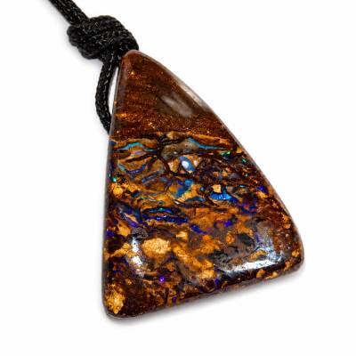 Boulder Matrix Opal Anhänger kaufen – Echter Australischer Opal, Unikat | Elassteine