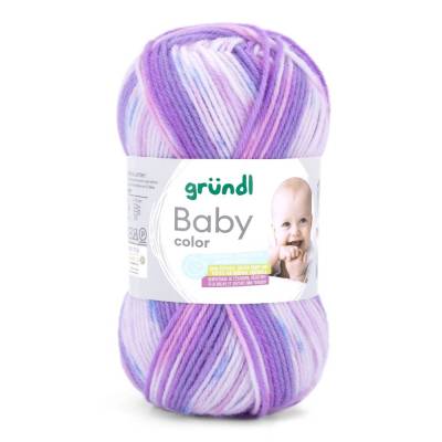 Babygarn Strickgarn / Häkelgarn Baby color von Gründl Wolle
