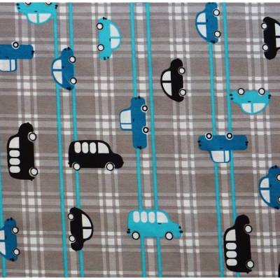 Patchworkstoff Oju Tie Autobusse