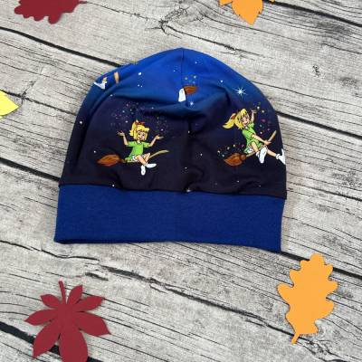 Wunderschöne Bibi Blocksberg Mütze Gr. 56-58 – Bequeme Jersey-Beanie für Kinder