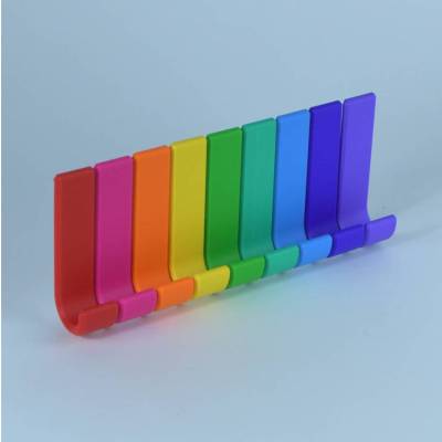JORVEN Design-Wandhaken | verdeckte Befestigung | J-Form | einzeln