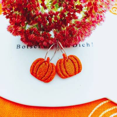 *Angebot des Monats* - Kürbis-Creolen
