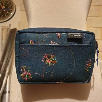 Gürteltasche, Bumbag, Crossbody bag, bestickter Jeansstoff , Design Doro Thomalla #146