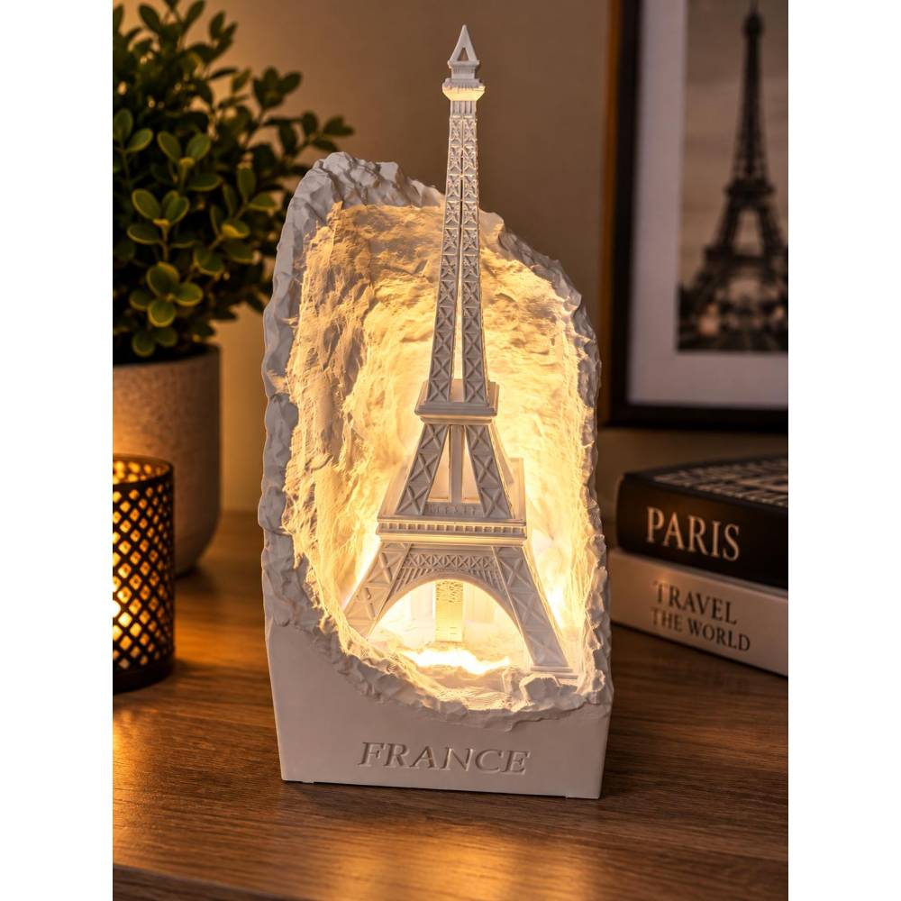 Eiffelturm LED Lampe Paris – 3D gedruckte Deko Leuchte | Frankreich Geschenk