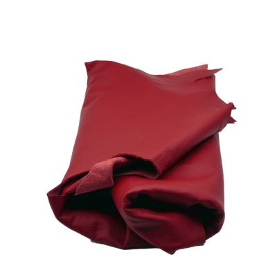 1 kg Lederreste Rot – echtes Rindleder 1,3–1,5 mm – Polsterleder – Verschnittstücke zum Basteln