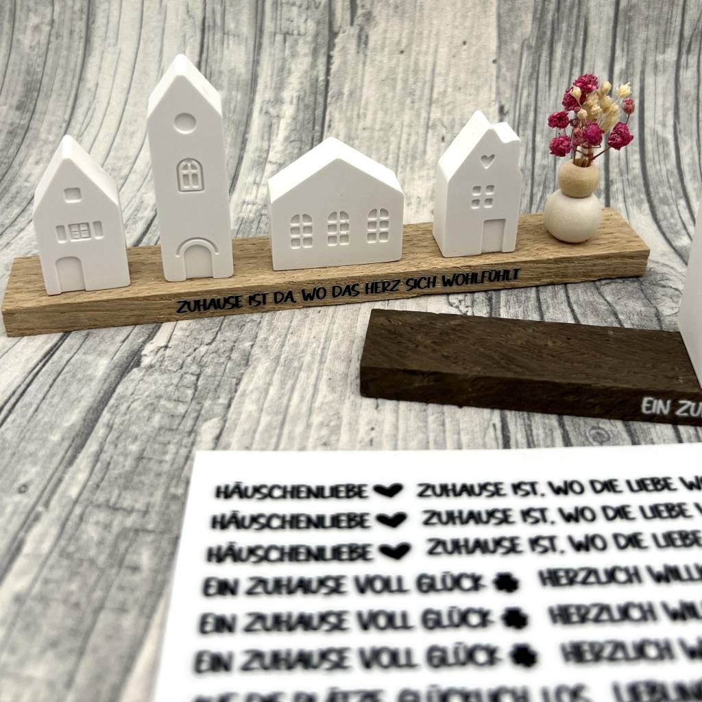 Rubon I Rub Ons MINI-SPRÜCHE HOME, A6, schwarz o. weiß, div. z.Auswahl, Rubon, Rub Ons, Kugelschreiber-Sprüche Bild 5