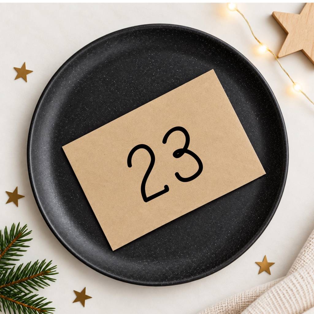 Adventskalender zum Befüllen personalisiert, 24 Karten in Kraftpapier-Umschlägen für Paare, Frauen & Männer, DIY blanko Bild 4