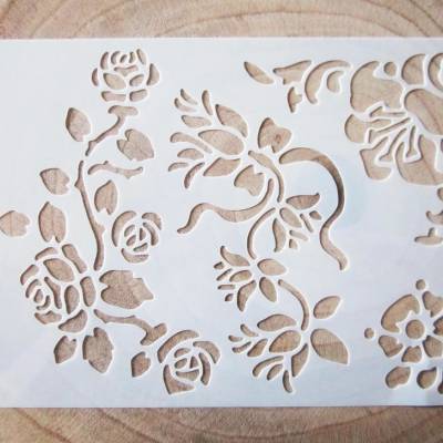 Schablone Blumen DIY Malerei Handwerk Projekte
