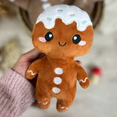 Art.K-Design Kuscheltier Lebkuchen, Lebkuchenmann, Lebkuchenmännlein, Weihnachten