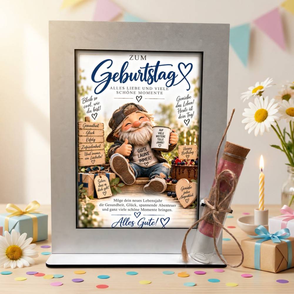 Geldgeschenk Geburtstag Mann – Geburtstagsgeschenk für Männer Bild 1