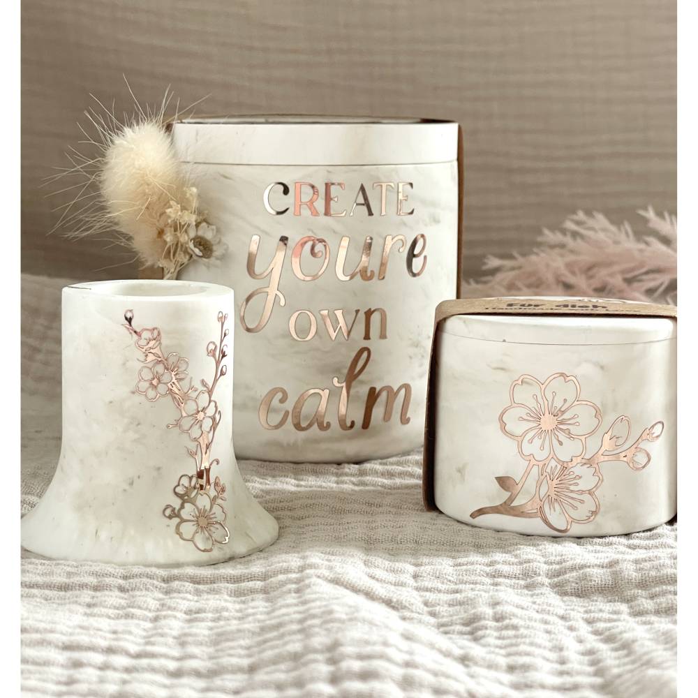 Schmuckdosen Set-Kerzenhalter-Dekorative Dosen -Besondere Geschenkidee für Frauen-Geschenk für Freundin