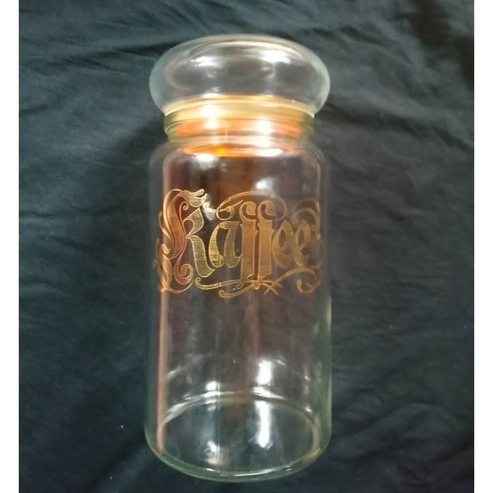 Vintage großes Kaffeeglas Vorratsglas vermutlich aus den 1970er