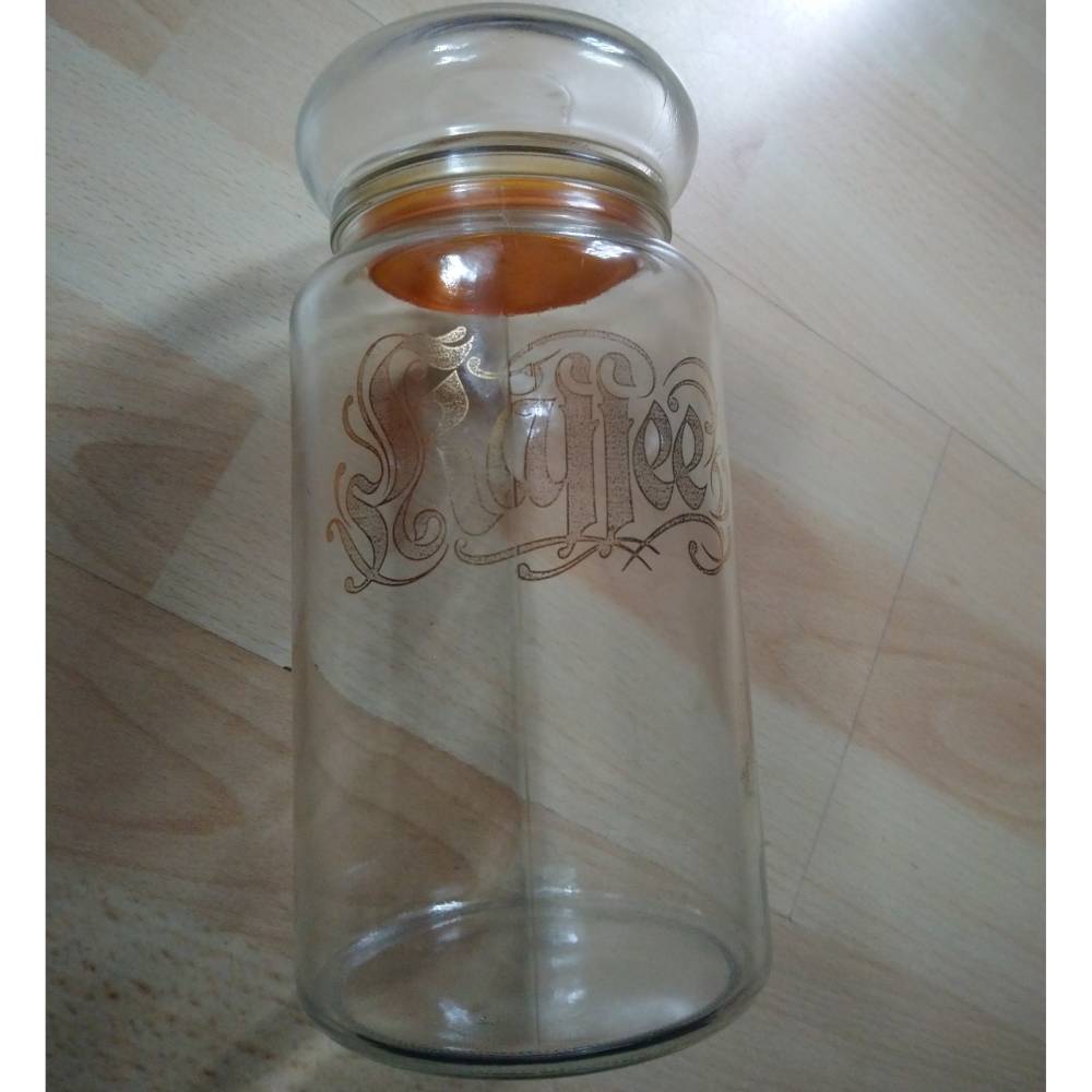 Vintage großes Kaffeeglas Vorratsglas vermutlich aus den 1970er