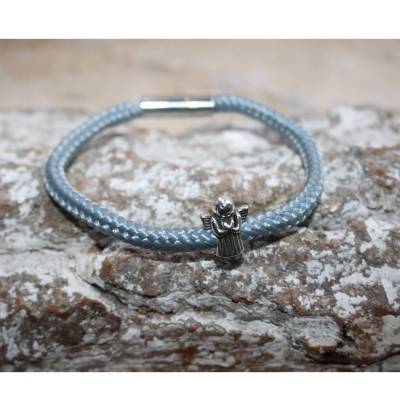 Schutzengel Armband aus Segelseil (5mm) • Maritimes Engel-Armband handgemacht • Glücksbringer Geschenkidee