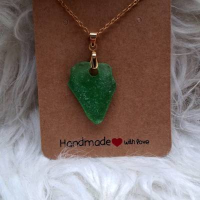 Echter Seeglas Schmuck - handgemacht, einzigartig,maritim, Geschenkidee