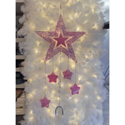 Stern Anhänger Rosa