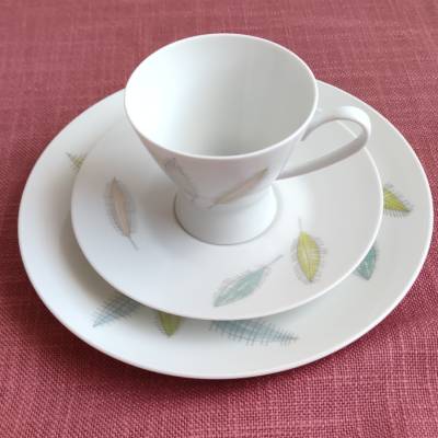 VINTAGE Kaffeegedeck - Rosenthal - Bunte Blätter - Form 2000