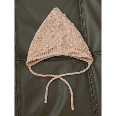 Handgestrickte Baby-Zwergenmütze / Pixie Bonnet mit Noppen, sofort lieferbar