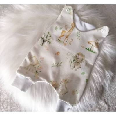 Frühchen Strampler, Handmade, Gr 34/36 aus Jersey Frühchenbekleidung – Reborn Baby Kleidung