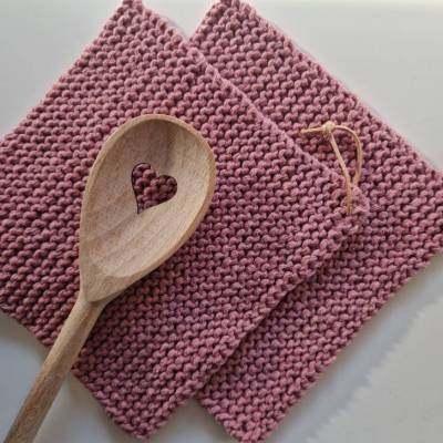 Topflappen, in altrosa, klassisch, Shabby chic und Landhausstil, dick