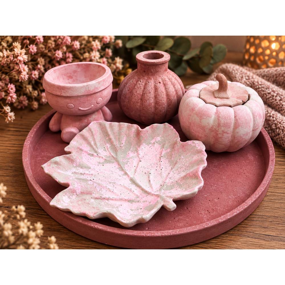 Deko-Set Altrosa & Creme