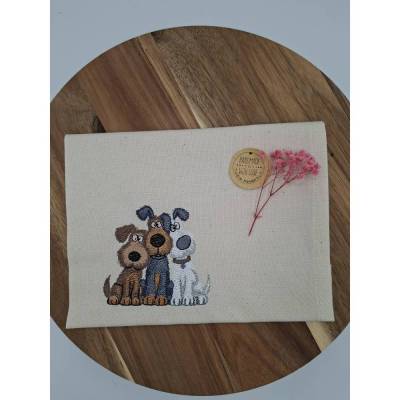 Küchenhandtuch Geschirrtuch Hunde