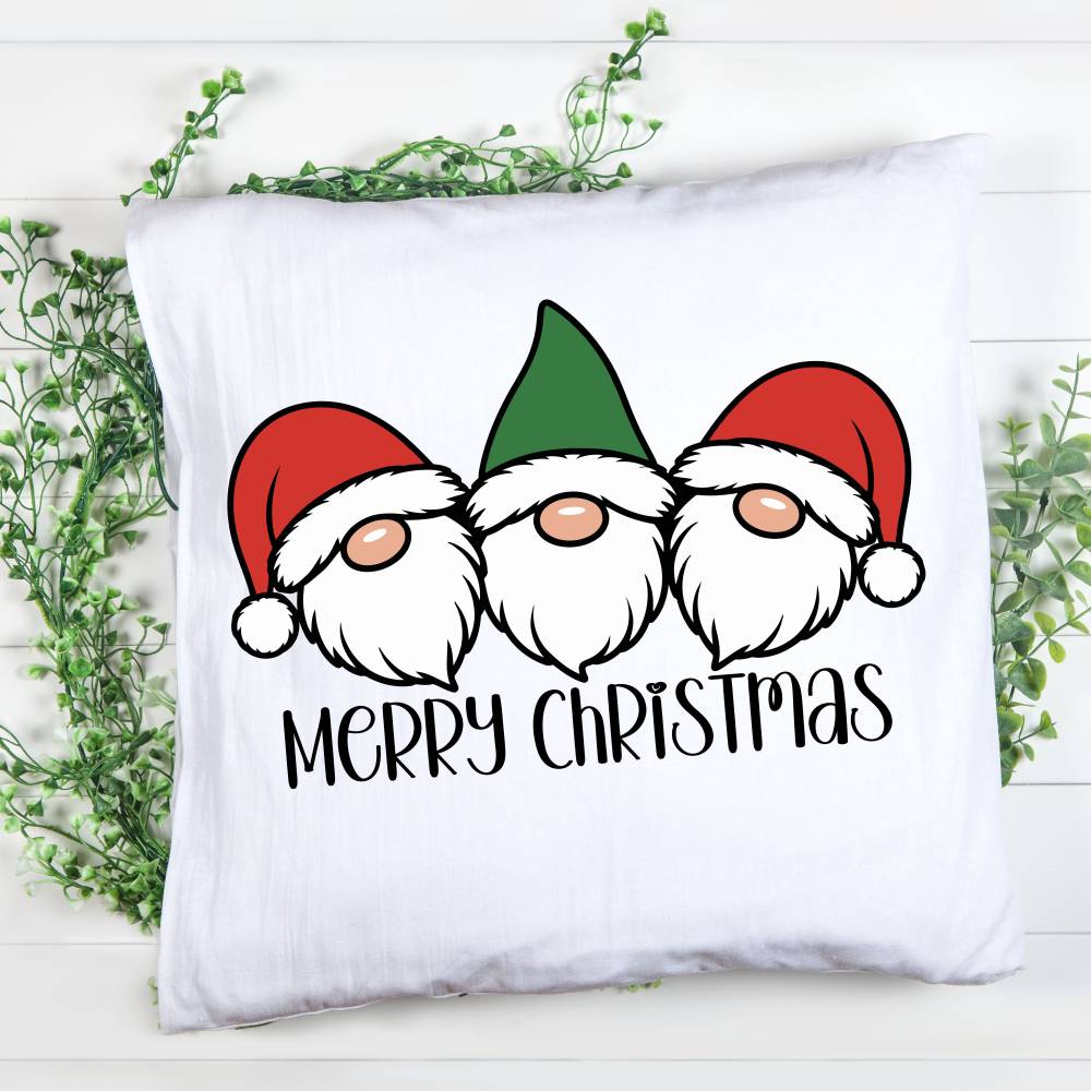 Merry Christmas Gnomes PNG SVG Datei - Download Plotterdatei Plotter File -  Weihnachten Christmas Xmas - Zwerge Bild 3