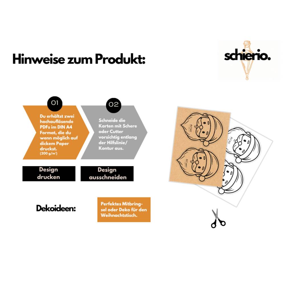 Schoko Weihnachts-Tischdeko | Nikolaus Druckvorlage PDF, Digitaler Download, Gastgeschenk Schokoriegel Duplo Bild 5