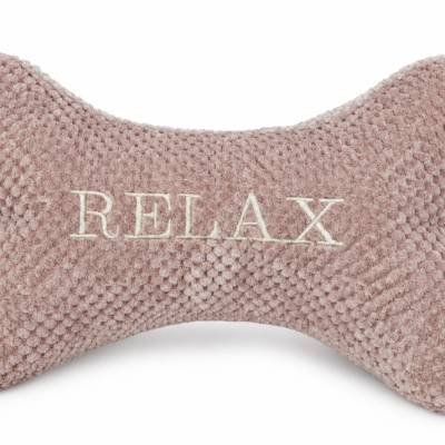 Leseknochen Standard ca. 37 cm „RELAX“ – Lesekissen Rosé Creme | handgemacht | kostenloser Versand