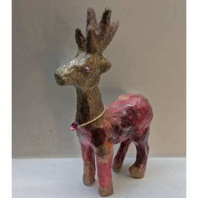 Selbstgestaltenes Rentier (Decoupage)
