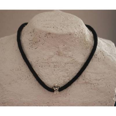 Schutzengel-Kette aus robustem Segelseil – Maritimer Schmuck in deiner Wunschfarbe