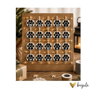 Adventskalenderzahlen - 3D Druck