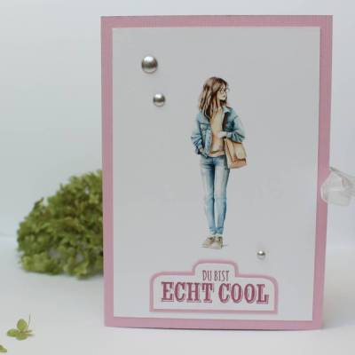 Geldgeschenk zum 18. Geburtstag | Handgefertigte Geschenkbox mit Glückwunschkarte