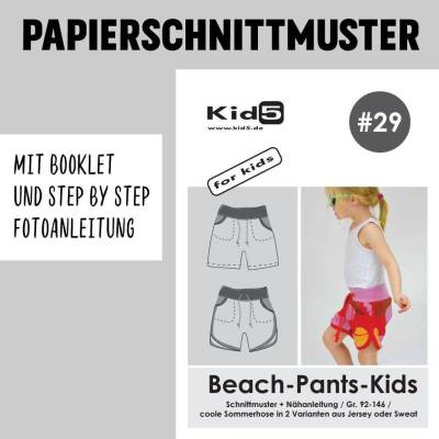Kid5 Papierschnittmuster Beach-Pants-Kids